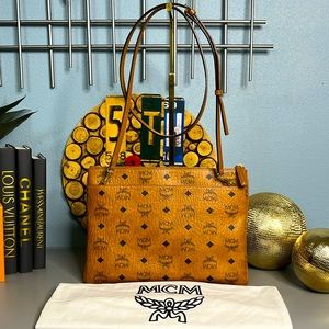 MCM Visetos Medium Crossbody Bag